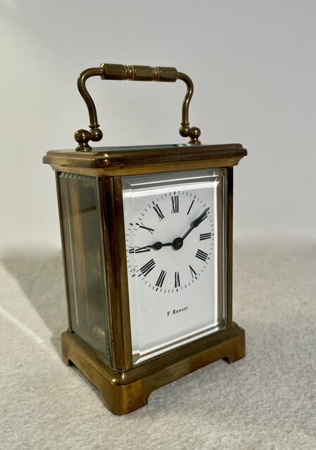 Glass Brass Clock -  Canada