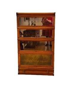 An English 19th Century Globe Wernicke Bookcase. Four Sections High.