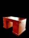 An English 19th century Mahogany Partners Desk