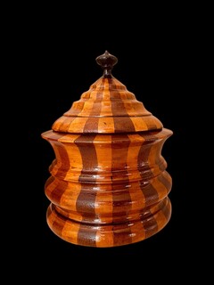 An English Early 18th. Century turned Tobacco Jar.
